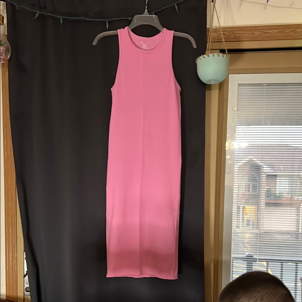 No Boundaries Pink Midi Dress